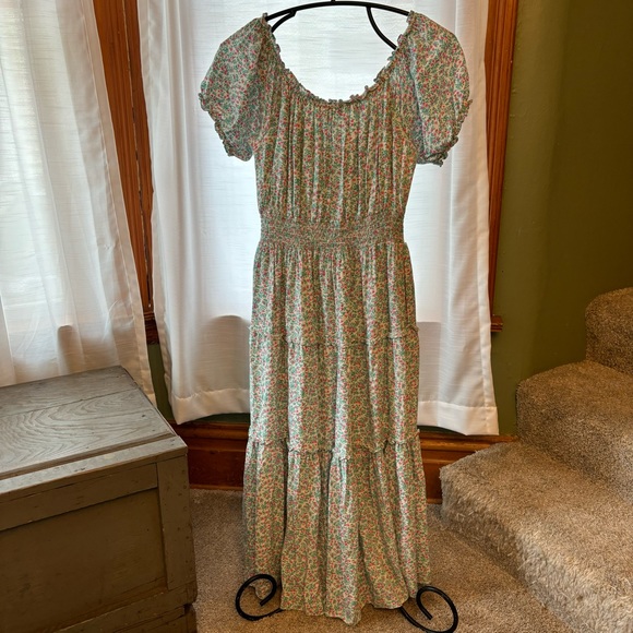 J Crew puff sleeve midi dress in floral | size 2 - Picture 7 of 11